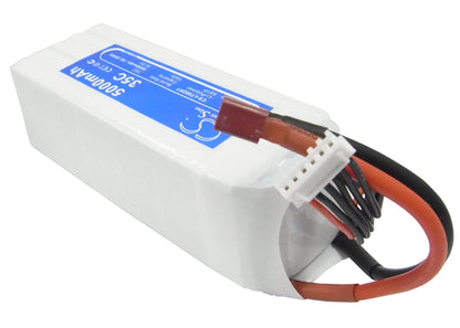 Replacement Battery for RC  CS-LT992RT – Heli/Airplane – 5000mAh / 92.50Wh / 18.5V