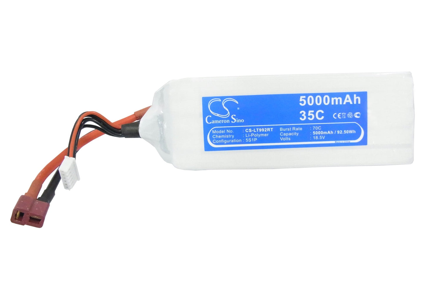 Replacement Battery for RC  CS-LT992RT – Cars – 5000mAh / 92.50Wh / 18.5V