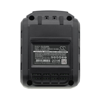Replacement Battery for LUX-TOOLS  ABS-12-Li – Power Tools – 5000mAh / 60.00Wh / 12.0V