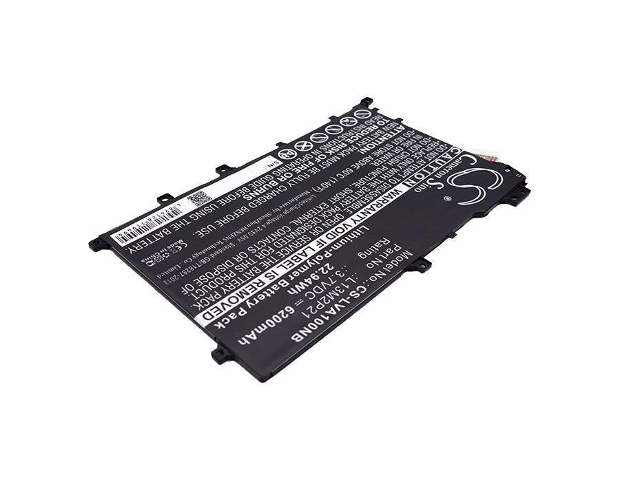 Replacement Battery for Lenovo  Ideapad A10 – Notebook, Laptop – 6200mAh / 22.94Wh / 3.7V