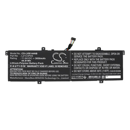 Replacement Battery for Lenovo  ThinkBook 14 G4 IAP 21CX000DAD – Notebook, Laptop – 3850mAh / 44.81Wh / 11.64V