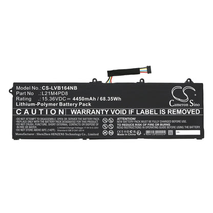 Replacement Battery for Lenovo  ThinkBook 16 G4 ARA 21D10003KR – Notebook, Laptop – 4450mAh / 68.35Wh / 15.36V