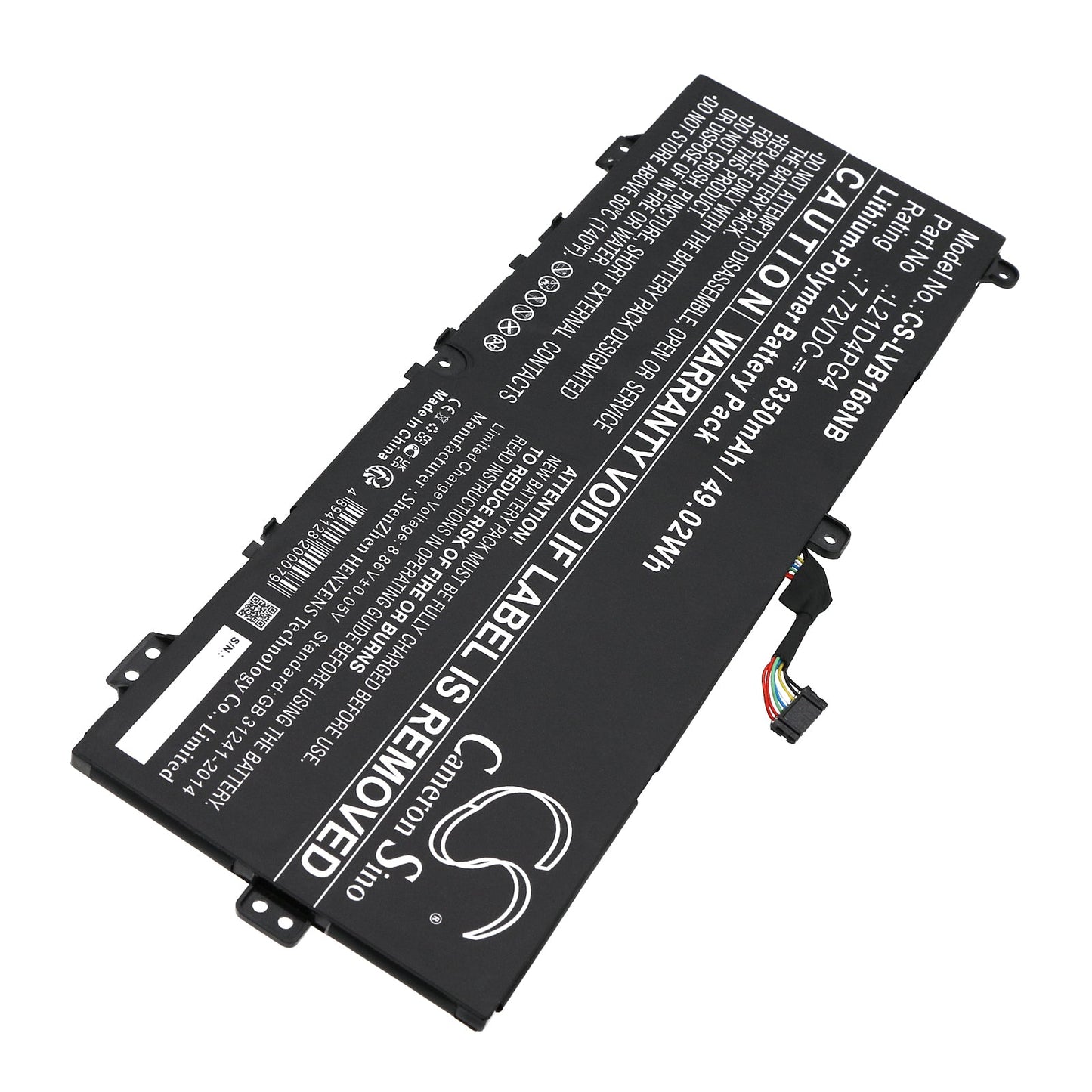 Replacement Battery for Lenovo  ThinkBook 16 G6 IRL-21KH006HUA – Notebook, Laptop – 6350mAh / 49.02Wh / 7.72V