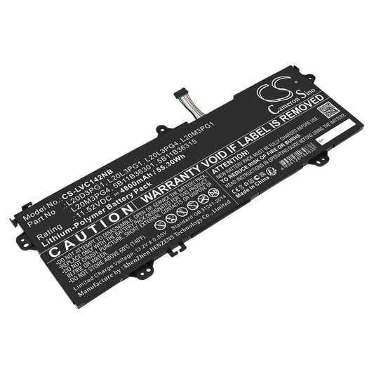 Replacement Battery for Lenovo  14e Chromebook Gen 2 82M1000FU – Notebook, Laptop – 4800mAh / 55.30Wh / 11.52V