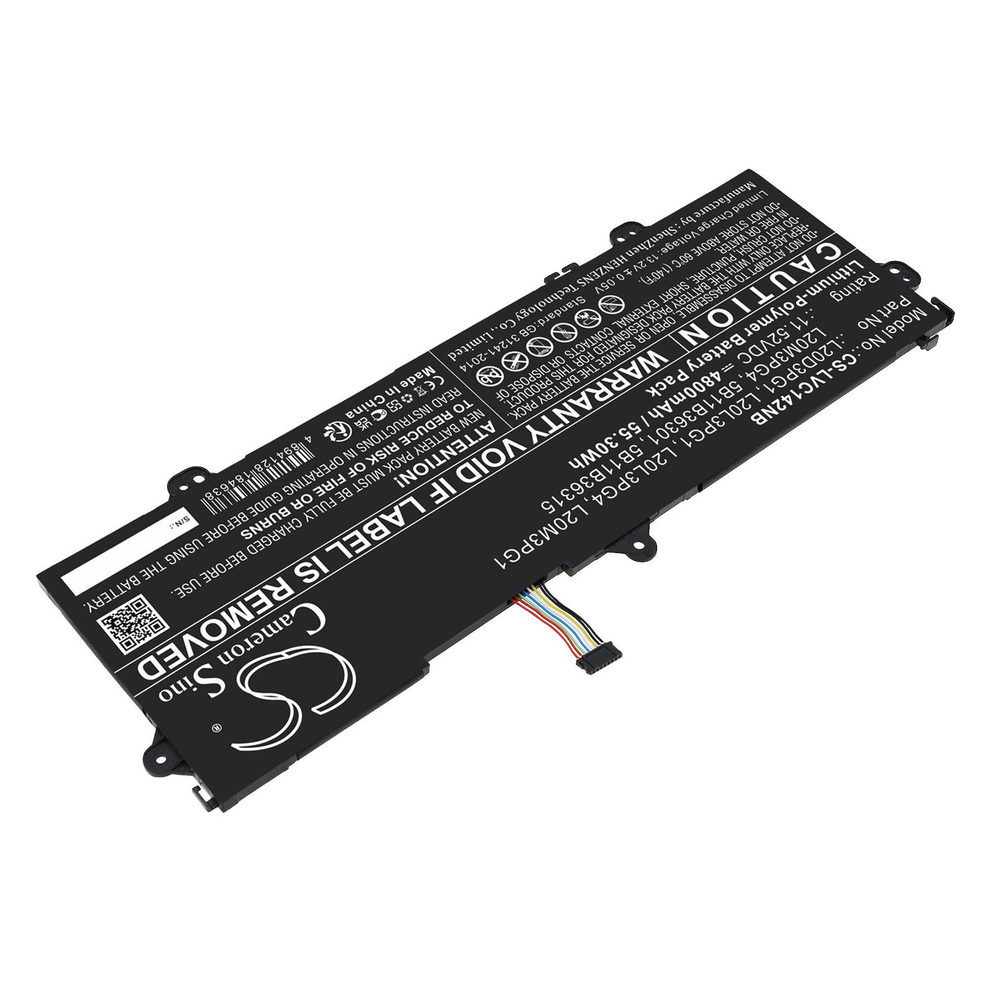 Replacement Battery for Lenovo  14e Chromebook Gen 2 82M1000FU – Notebook, Laptop – 4800mAh / 55.30Wh / 11.52V