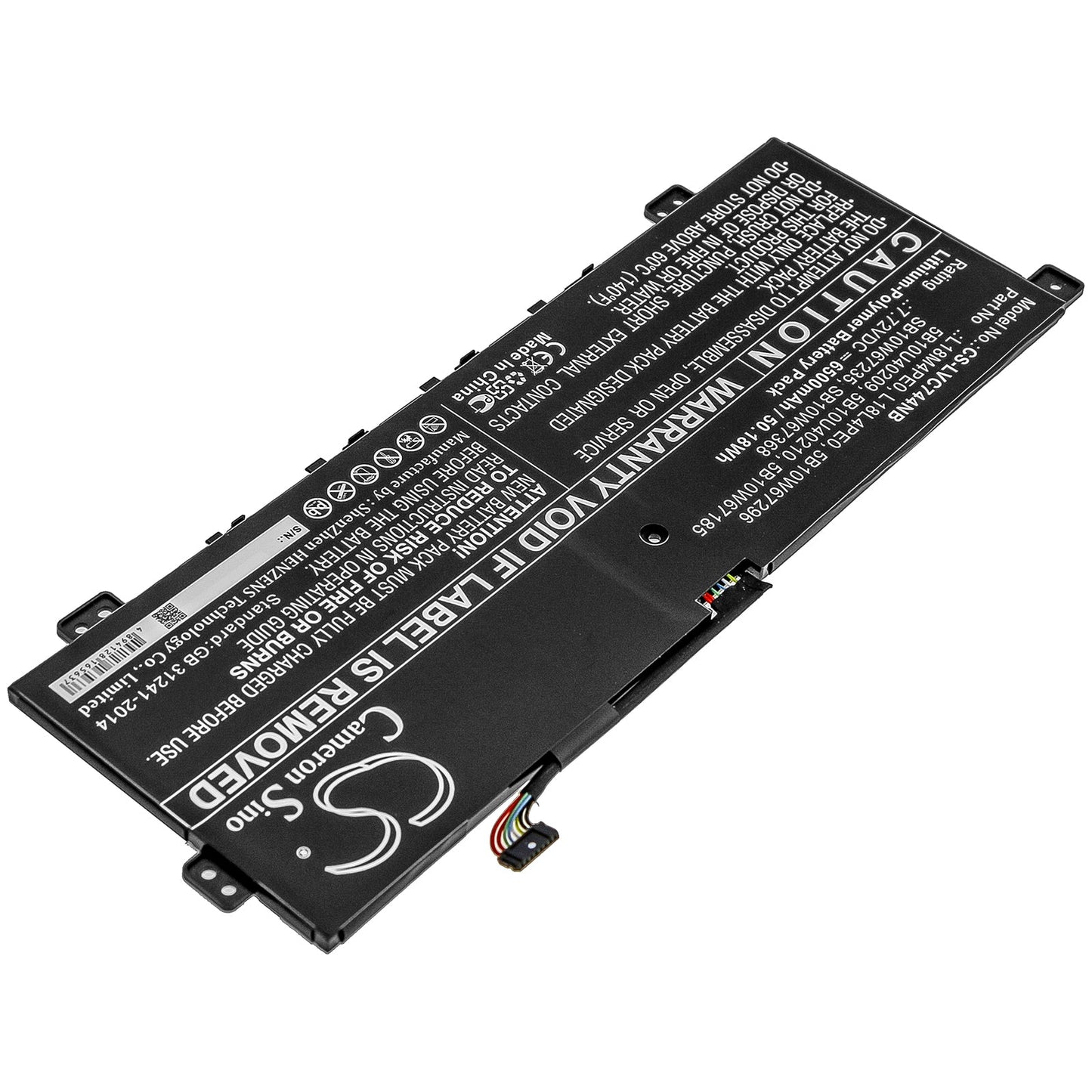 Replacement Battery for Lenovo  Yoga C740 14 – Notebook, Laptop – 6500mAh / 50.18Wh / 7.72V