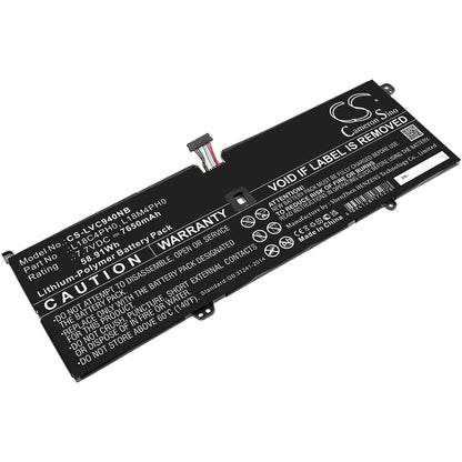 Replacement Battery for Lenovo  Yoga C940 SP/A – Notebook, Laptop – 7650mAh / 58.91Wh / 7.7V