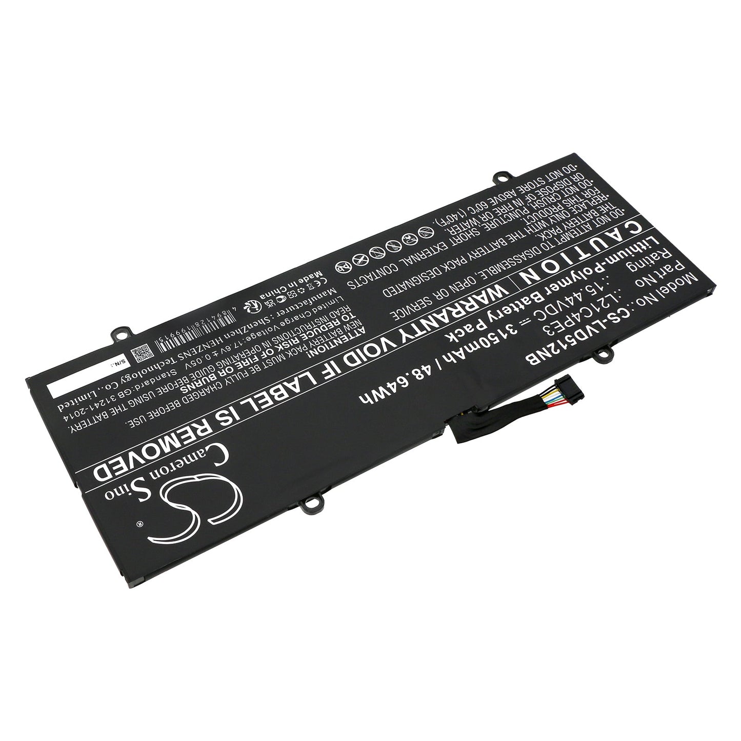 Replacement Battery for Lenovo  IdeaPad Duet 5 12IAU7 82TQ0002 – Notebook, Laptop – 3150mAh / 48.64Wh / 15.44V