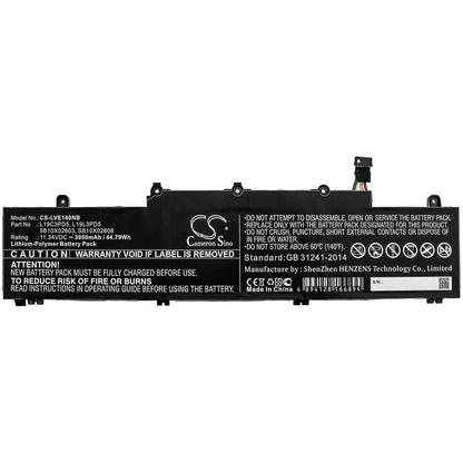 Replacement Battery for Lenovo  ThinkPad E14 Gen 2 – Notebook, Laptop – 3950mAh / 44.79Wh / 11.34V