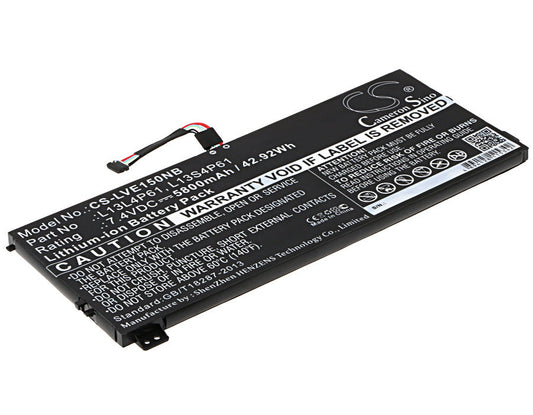 Replacement Battery for Lenovo  Edge 15 – Notebook, Laptop – 5800mAh / 42.92Wh / 7.4V
