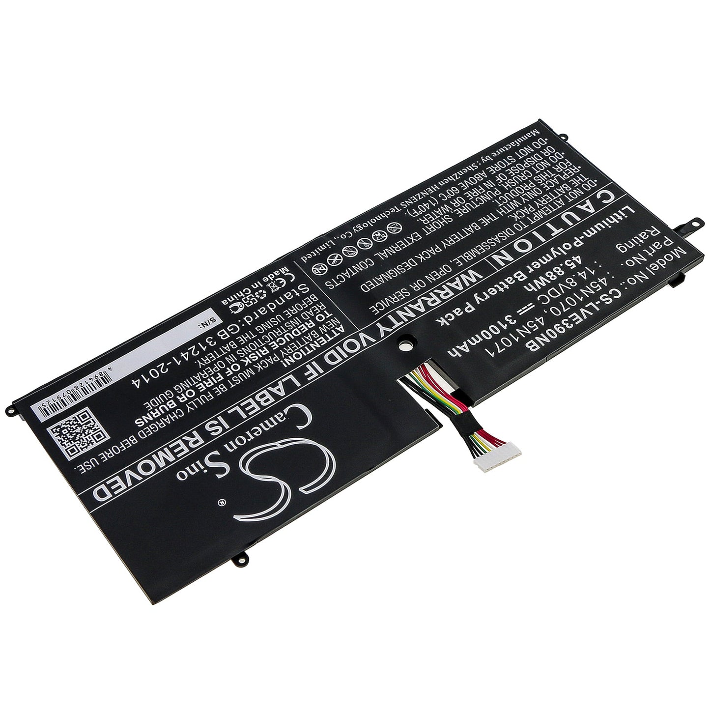 Replacement Battery for Lenovo  ThinkPad X1 Carbon – Notebook, Laptop – 3100mAh / 45.88Wh / 14.8V