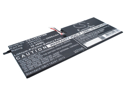 Replacement Battery for Lenovo  ThinkPad X1 Carbon 3444 – Notebook, Laptop – 2600mAh / 38.48Wh / 14.8V