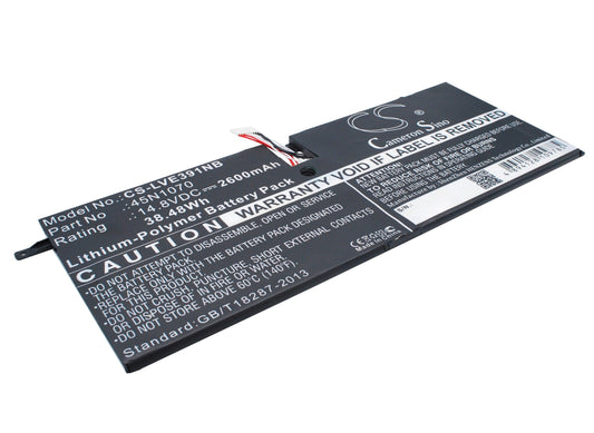 Replacement Battery for Lenovo  ThinkPad X1 Carbon 3444 – Notebook, Laptop – 2600mAh / 38.48Wh / 14.8V