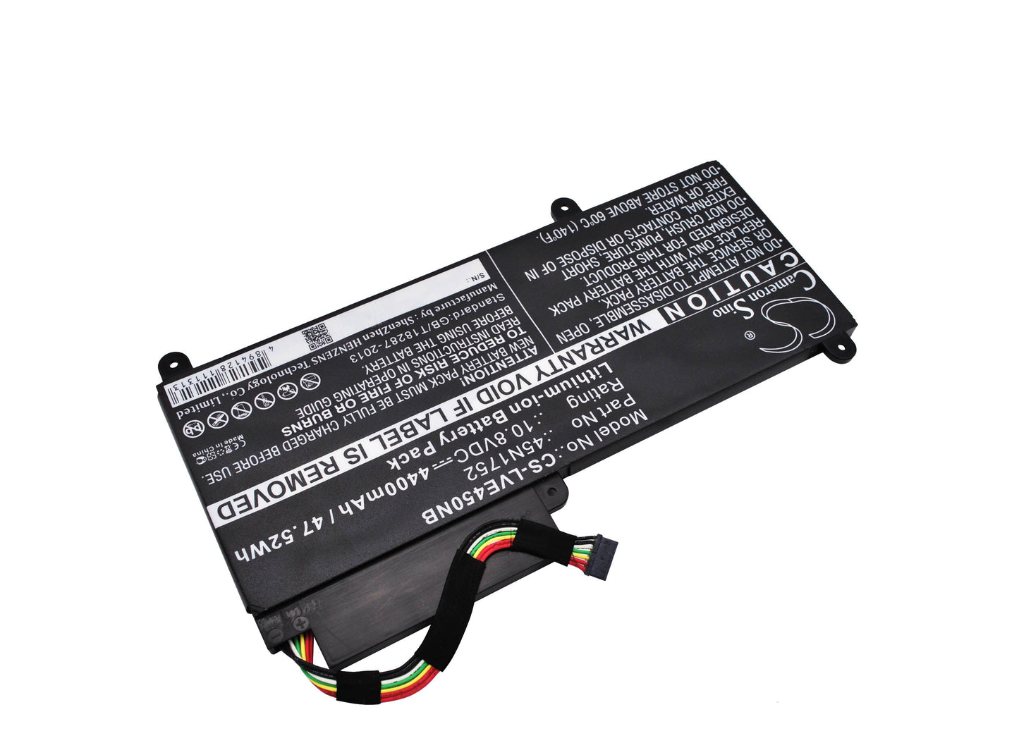 Replacement Battery for Lenovo  ThinkPad E450 – Notebook, Laptop – 4400mAh / 47.52Wh / 10.8V