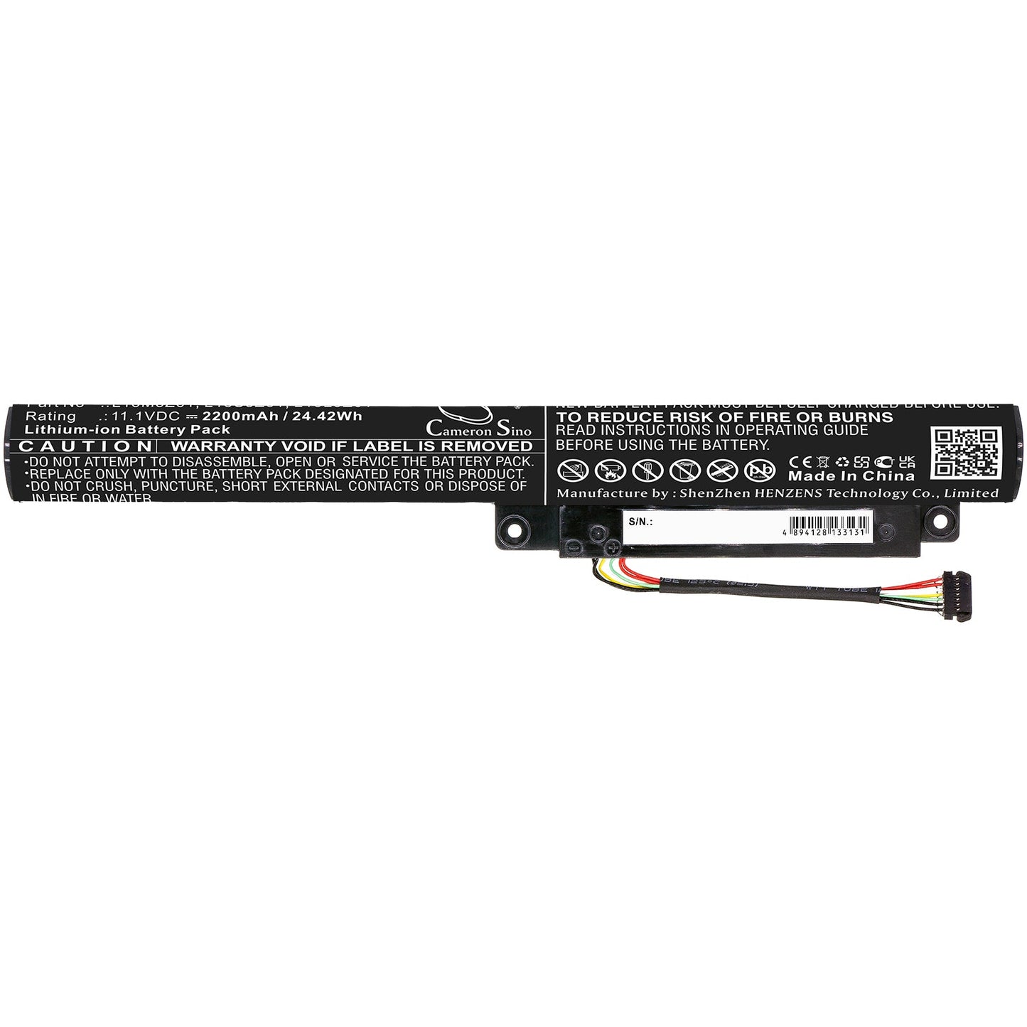 Replacement Battery for Lenovo  59-407061 – Notebook, Laptop – 2200mAh / 24.42Wh / 11.1V