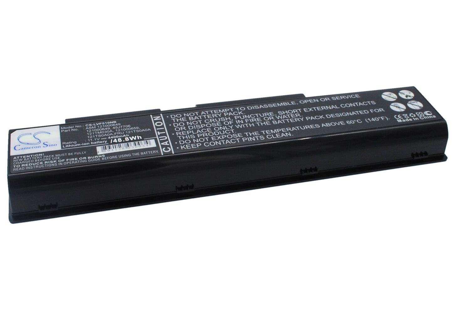 Replacement Battery for Lenovo  3000 Y500 – Notebook, Laptop – 4400mAh / 48.84Wh / 11.1V