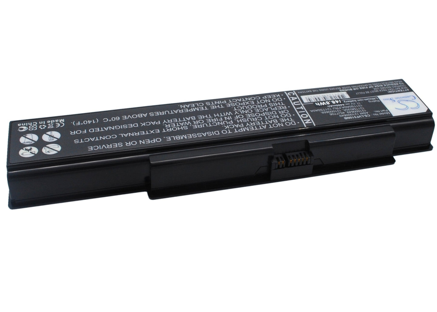 Replacement Battery for Lenovo  3000 Y500 – Notebook, Laptop – 4400mAh / 48.84Wh / 11.1V