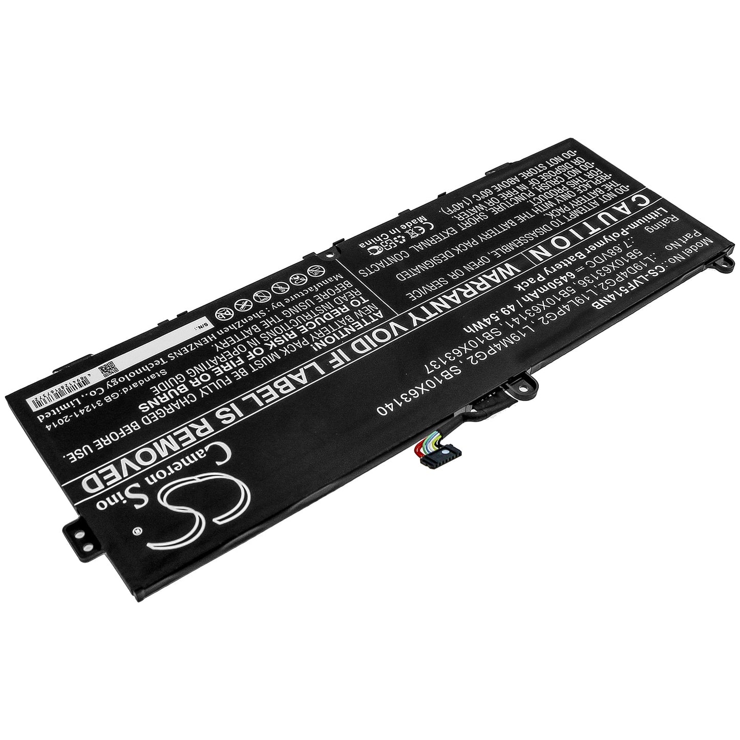 Replacement Battery for Lenovo  C13 Yoga Gen 1 Chromebook-20UY – Notebook, Laptop – 6450mAh / 49.54Wh / 7.68V