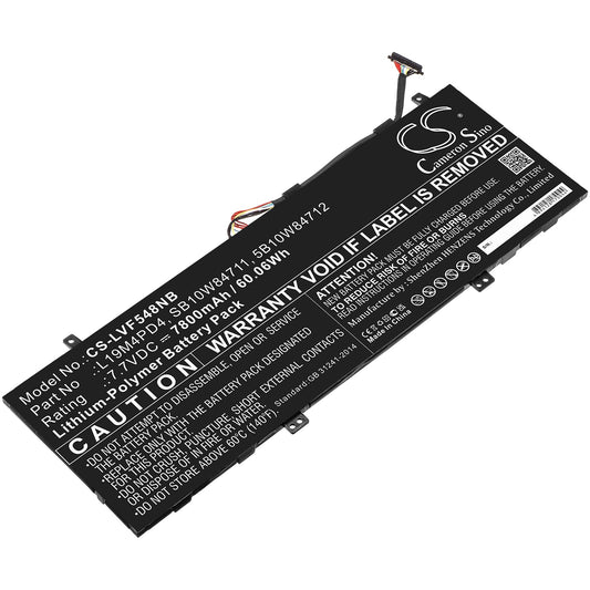 Replacement Battery for Lenovo  Flex 5G – Notebook, Laptop – 7800mAh / 60.06Wh / 7.7V