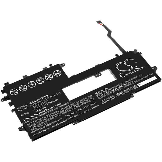 Replacement Battery for Lenovo  ThinkPad X1 Titanium Yoga G1 2 – Notebook, Laptop – 5700mAh / 43.89Wh / 7.7V