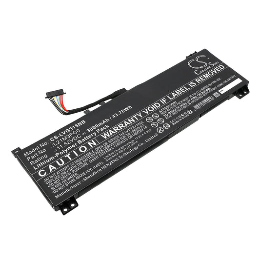 Replacement Battery for Lenovo  IdeaPad Gaming 3 15ARH7 82SB00 – Notebook, Laptop – 3800mAh / 43.78Wh / 11.52V