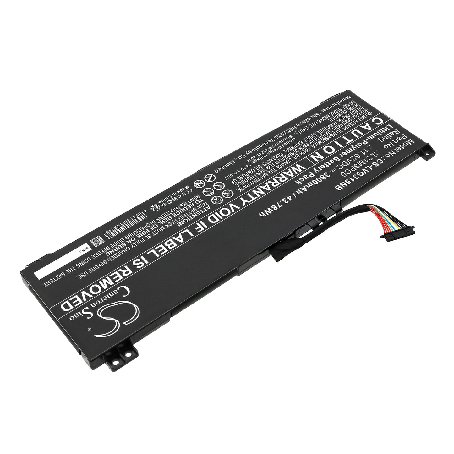 Replacement Battery for Lenovo  IdeaPad Gaming 3 15ARH7 82SB00 – Notebook, Laptop – 3800mAh / 43.78Wh / 11.52V