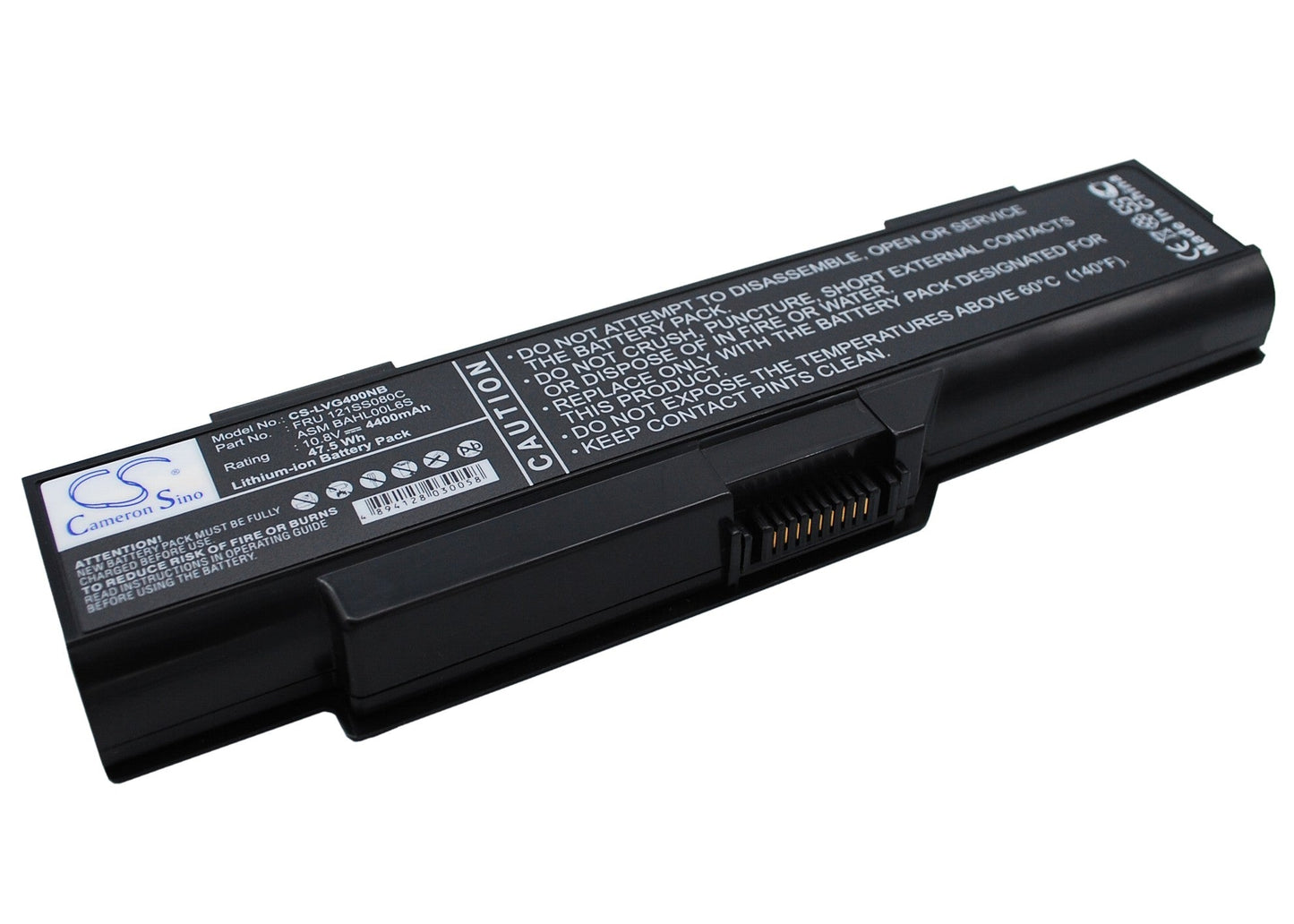 Replacement Battery for Lenovo  3000 G400 – Notebook, Laptop – 4400mAh / 10.8V
