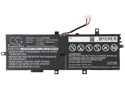 Replacement Battery for Lenovo  ThinkPad Helix 2 – Notebook, Laptop – 4800mAh / 35.52Wh / 7.4V