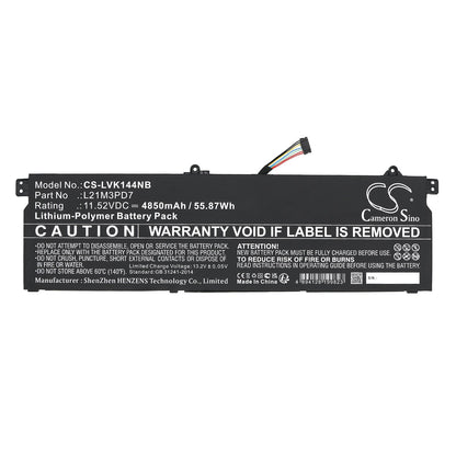 Replacement Battery for Lenovo  21CY0037SA – Notebook, Laptop – 4850mAh / 55.87Wh / 11.52V