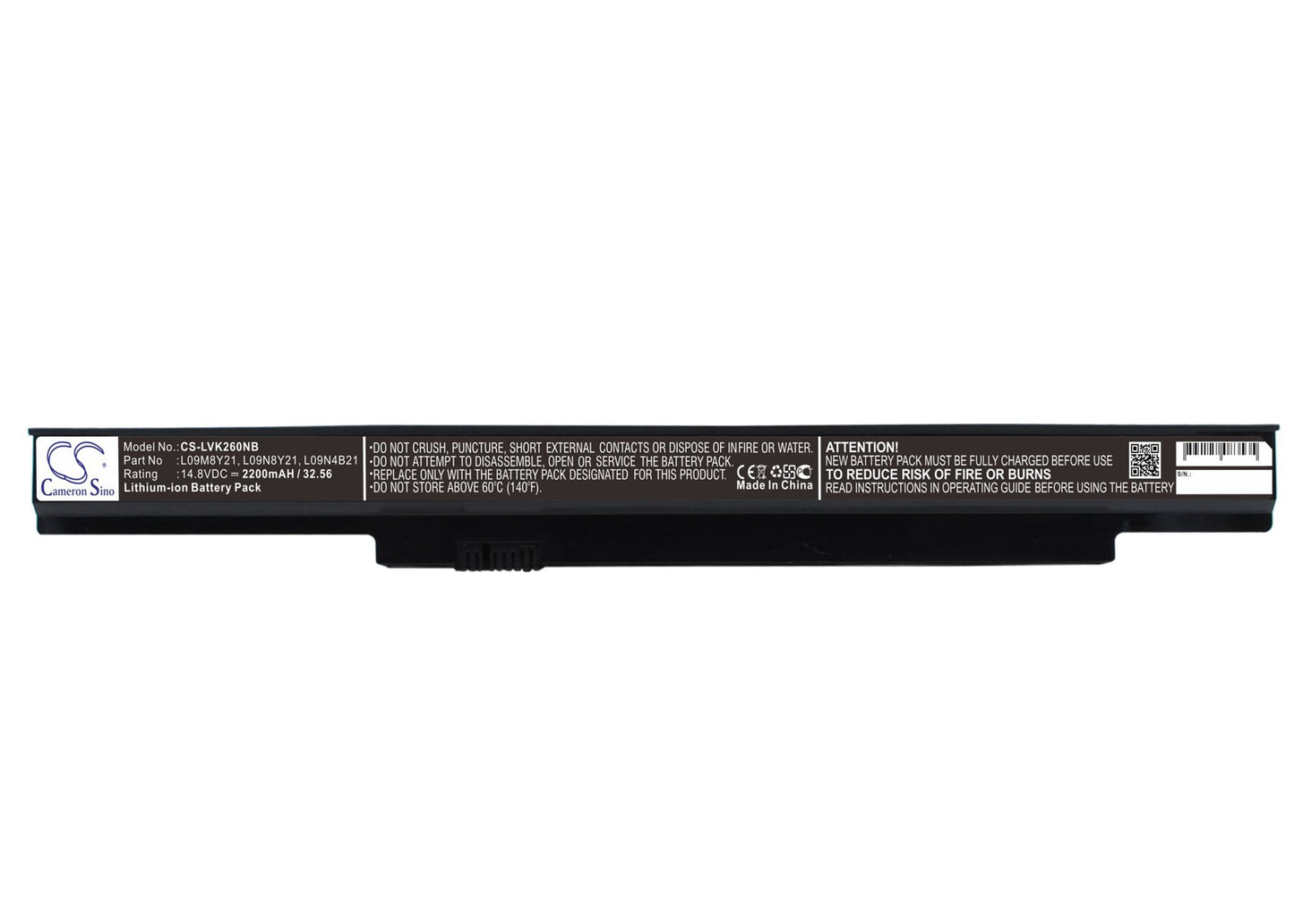 Replacement Battery for Lenovo  E26 – Notebook, Laptop – 2200mAh / 32.56Wh / 14.8V