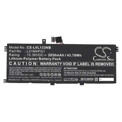 Replacement Battery for Lenovo  ThinkPad L13 Gen 3 21B3004KMY – Notebook, Laptop – 2850mAh / 43.78Wh / 15.36V