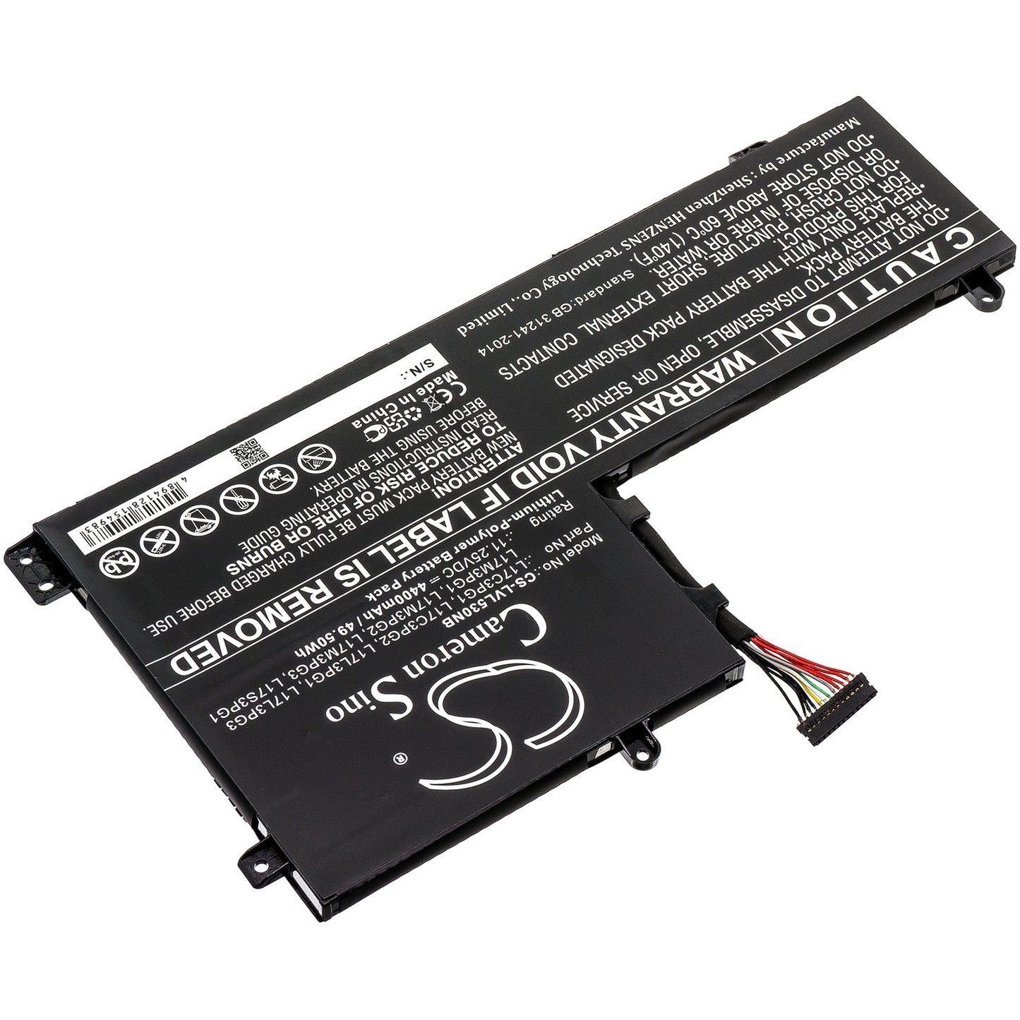 Replacement Battery for Lenovo  Legion Y530 – Notebook, Laptop – 4400mAh / 49.50Wh / 11.25V