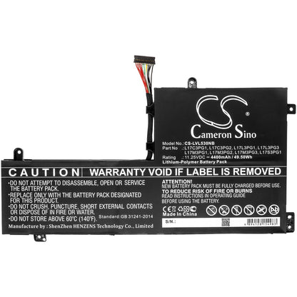 Replacement Battery for Lenovo  Legion Y530 – Notebook, Laptop – 4400mAh / 49.50Wh / 11.25V