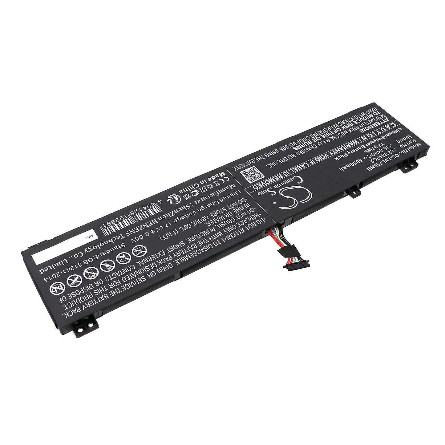 Replacement Battery for Lenovo  Legion 7 16ARHA7 82UH0000US – Notebook, Laptop – 5050mAh / 77.97Wh / 15.44V