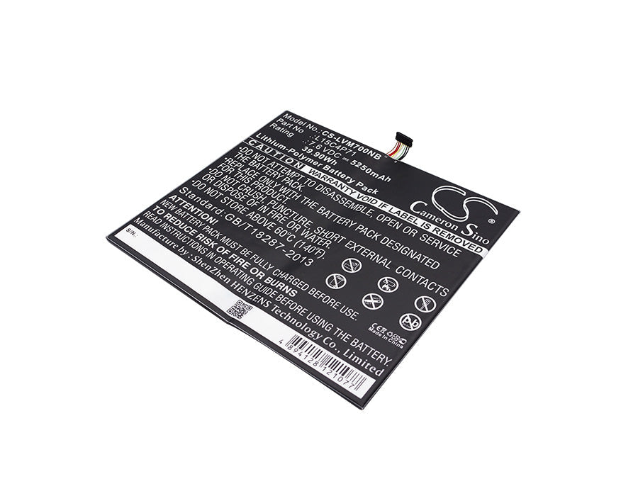 Replacement Battery for Lenovo  IdeaPad Miix 700-12ISK – Notebook, Laptop – 5250mAh / 39.90Wh / 7.6V