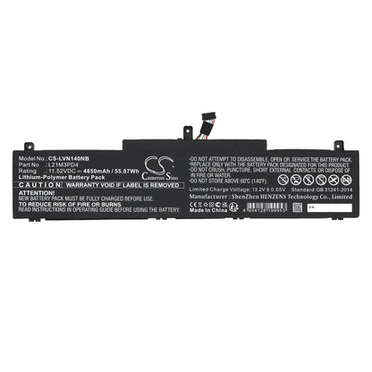Replacement Battery for Lenovo  ThinkPad Neo 14 – Notebook, Laptop – 4850mAh / 55.87Wh / 11.52V