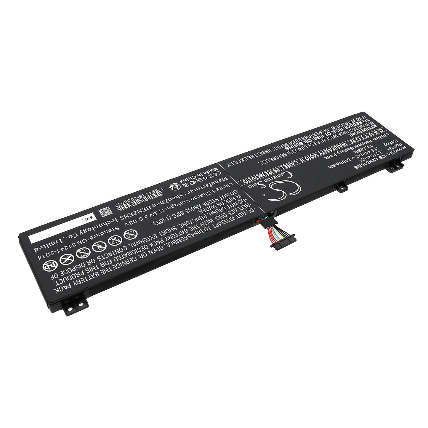 Replacement Battery for Lenovo  Legion 5 15ARH7H 82RD0002SB – Notebook, Laptop – 5100mAh / 78.74Wh / 15.44V
