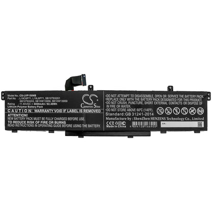 Replacement Battery for Lenovo  ThinkPad P15 – Notebook, Laptop – 8000mAh / 92.40Wh / 11.55V