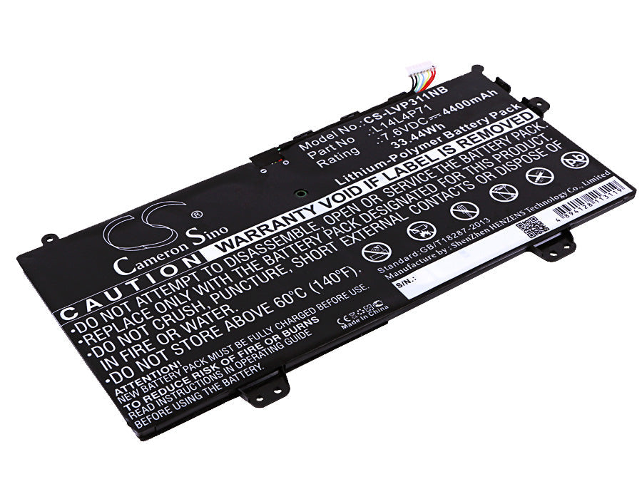 Replacement Battery for Lenovo  80J80021US – Notebook, Laptop – 4400mAh / 33.44Wh / 7.6V