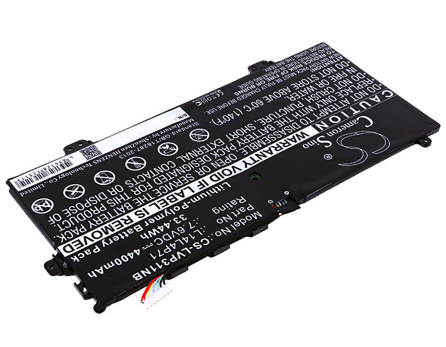 Replacement Battery for Lenovo  80J80021US – Notebook, Laptop – 4400mAh / 33.44Wh / 7.6V
