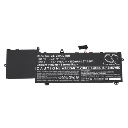 Replacement Battery for Lenovo  ThinkBook Plus G3 IAP 21EL0000 – Notebook, Laptop – 4350mAh / 67.16Wh / 15.44V