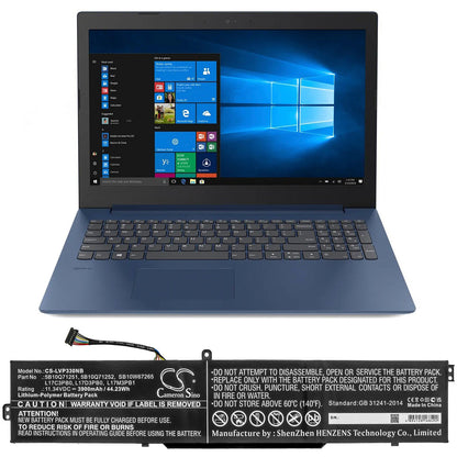 Replacement Battery for Lenovo  IdeaPad 330-15ICH – Notebook, Laptop – 3900mAh / 44.23Wh / 11.34V