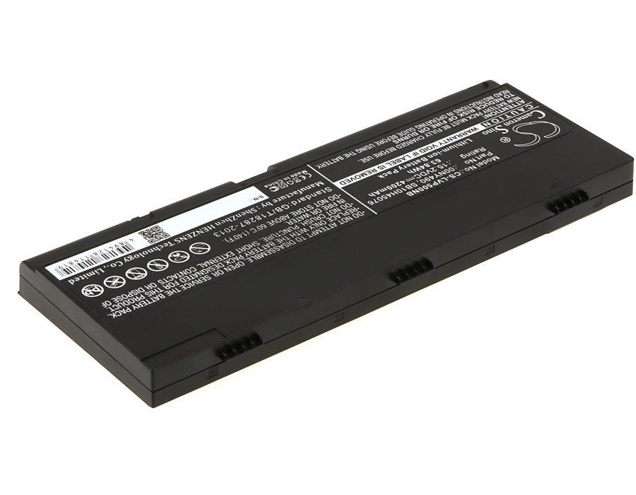 Replacement Battery for Lenovo  ThinkPad P50 – Notebook, Laptop – 4200mAh / 63.84Wh / 15.2V