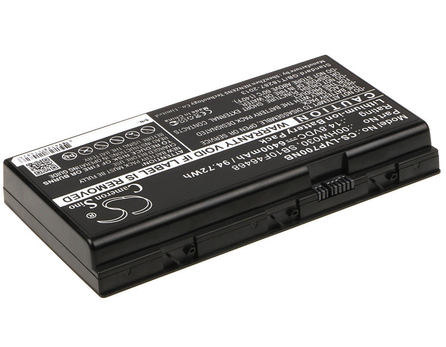 Replacement Battery for Lenovo  ThinkPad P70 – Notebook, Laptop – 6400mAh / 94.72Wh / 14.8V