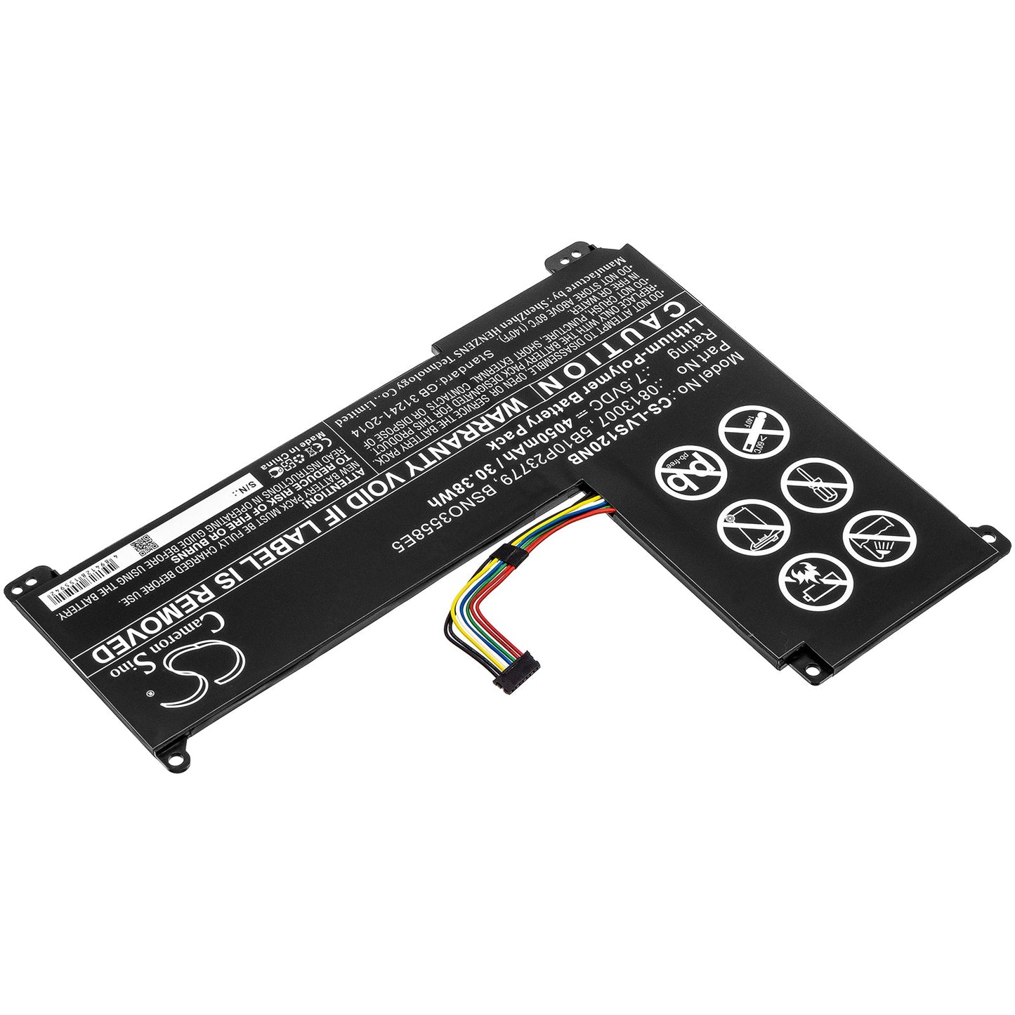 Replacement Battery for Lenovo  Ideapad 120S-14 – Notebook, Laptop – 4050mAh / 30.38Wh / 7.5V