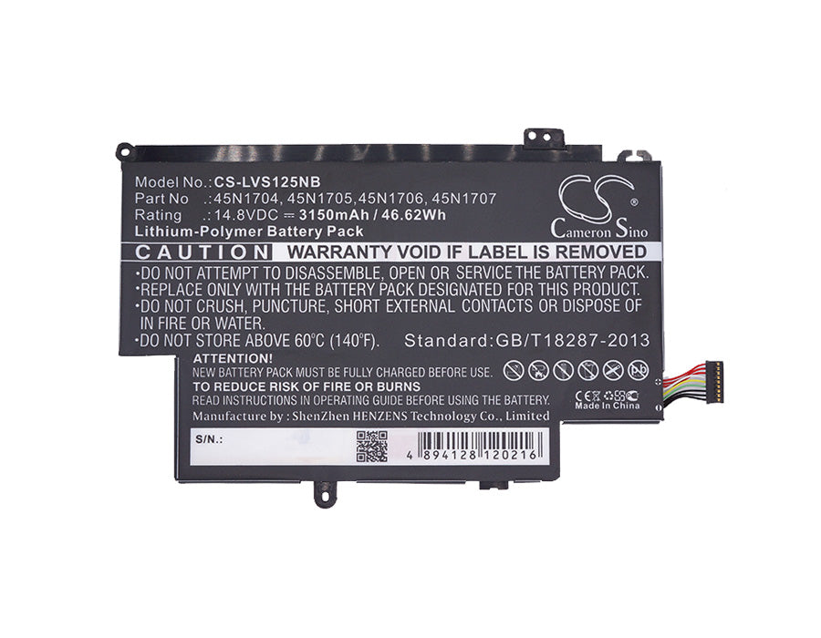 Replacement Battery for Lenovo  20cds00500 – Notebook, Laptop – 3150mAh / 46.62Wh / 14.8V