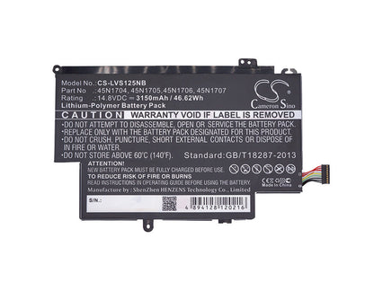 Replacement Battery for Lenovo  20cds00500 – Notebook, Laptop – 3150mAh / 46.62Wh / 14.8V