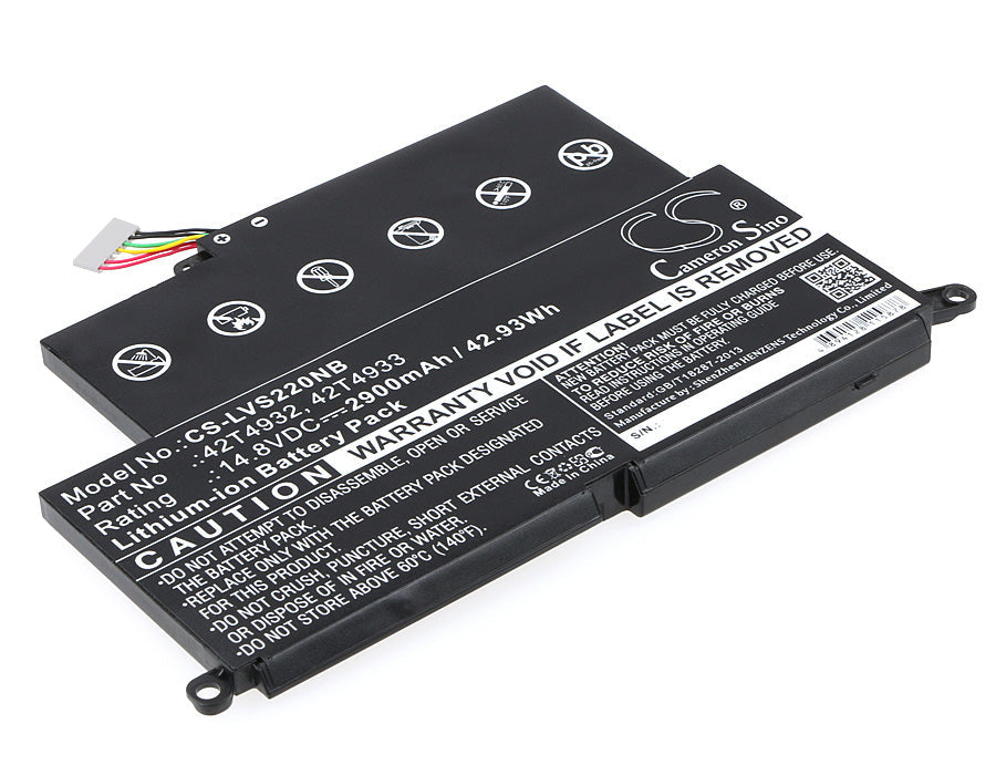 Replacement Battery for Lenovo  Thinkpad Edge E220s – Notebook, Laptop – 2900mAh / 42.92Wh / 14.8V