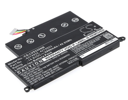 Replacement Battery for Lenovo  Thinkpad Edge E220s – Notebook, Laptop – 2900mAh / 42.92Wh / 14.8V
