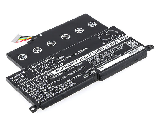 Replacement Battery for Lenovo  Thinkpad Edge E220s – Notebook, Laptop – 2900mAh / 42.92Wh / 14.8V
